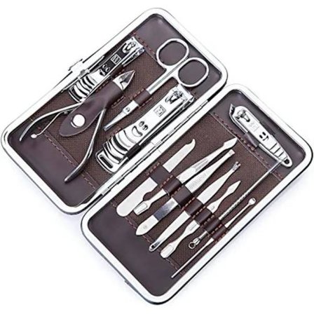 Neglepleje Manikuresæt - 12 dele - Pedicure Negleklipper Negle C