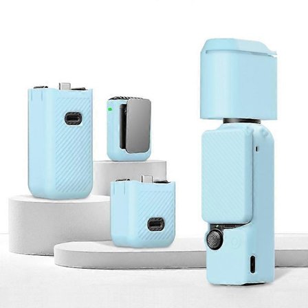 För DJI OSMO Pocket 3 PULUZ 6 i 1 Kropp Linsskydd Handtag Skärm Mik Silikon TPU-skydd