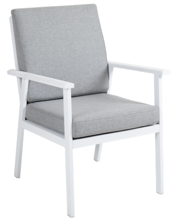 Brafab Samvaro Karmstol Vit/Pearl Grey, Utemöbler