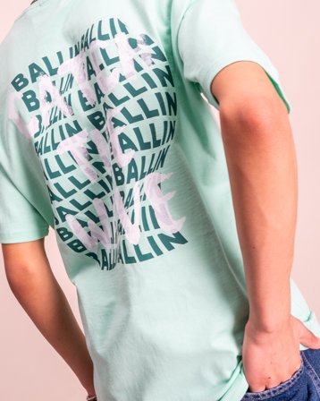 BALLIN Junior Catch The Wave T-shirt Blå T-shirts Dreng - Kids Brand Store