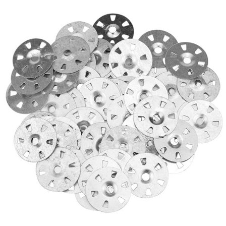 100-pack Isoleringsskiva 35 mm i diameter Galvaniserat järn Thermob