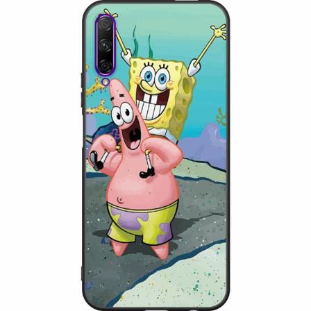 Honor 9x Pro Svart Skal Spongebob Fyrkant