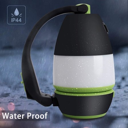 Oppladbar Campinglykt 3 i 1 Bordlampe Lanterne Camping Ti