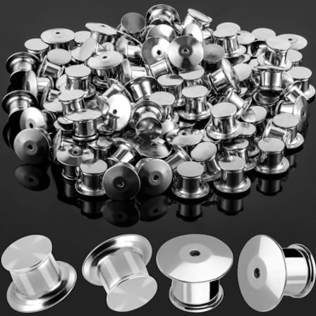50 st Låsstift Baksidor Pins Emalj Pins