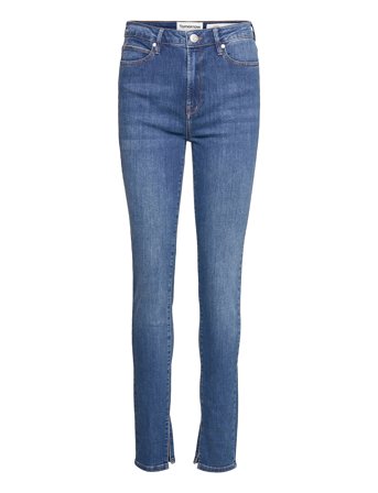 Bowie Hw Skinny Split Wash Florence Blue Tomorrow