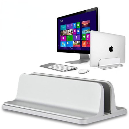 Laptopställ för Macbook Air Pro 13 15 16 Desktop Aluminiumställ med Justerbar Dockstorlek
