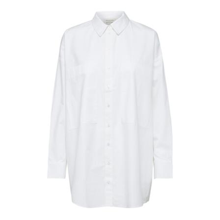 Selected Femme Maxi Shirt Hvid, Dame Skjorter