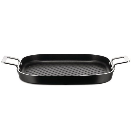 Alessi Pots&Pans grillpande, aluminium - Sort | KitchenOne