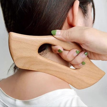 Gua Sha Bræt Træ Lymfedrænage Massageværktøj Gua Sha Værktøj Mod Toksiner Forebygger Rynker Til Spa Akupunktur Terapi Triggerpunkt Behandling