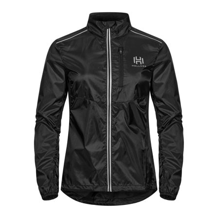 Hellner Biekkus Wind Jacket Women's Women unlined workout jackets Black L