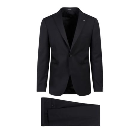 Tagliatore, Suit Sfbr 15A01080001 Zwart, Heren, Maat:XL