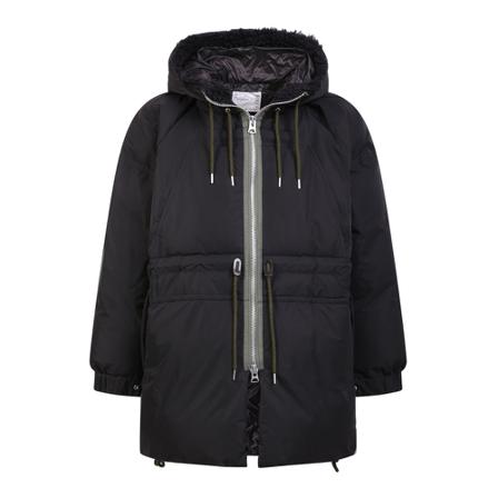 Sacai Down Jakke Sort, Herre, Størrelse: M