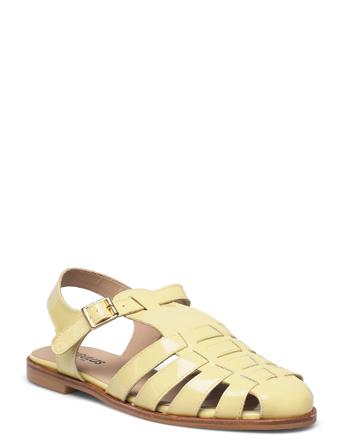 Sandals - Flat - Closed Toe - Op Shoes Summer Shoes Flat Sandals Gul ANGULUS
