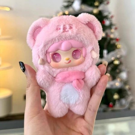 Yooki Bite Bear Blind Box Ornaments - Sødt Anime vedhængslegetøj til piger, mystisk gavedekoration