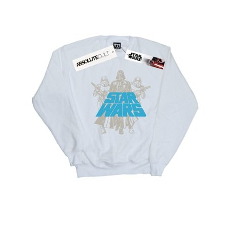 Star Wars Vintage Empire Sweatshirt för pojkar 3-4 år Vit