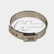 Sierra Oetiker klämma i rostfritt stål för motor och marin användning, hållbar slangklämma i hög kvalitet, silver.