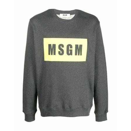 Msgm, Sweatshirts Grijs, Heren, Maat:S