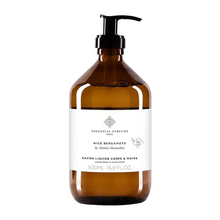 Essential Parfums Nice Bergamote By Antoine Maisondieu Hand And Body Soap 500 ml, Skincare, Håndpleje, Håndsæbe