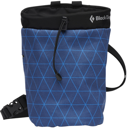 Black Diamond Gym Chalk Bag mankkapussi, Ultra Blue Triangle