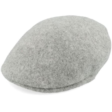Barts - Grå flatcap Keps - Fjordur Cap Heather Grey Flat Cap @ Hatstore