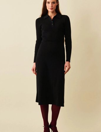 Jumperfabriken Tyne Dress - Black - XL