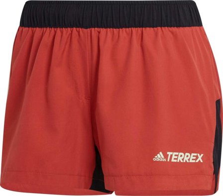 Adidas Women's Terrex Trail Running Shorts Women workout shorts Red XS 5"