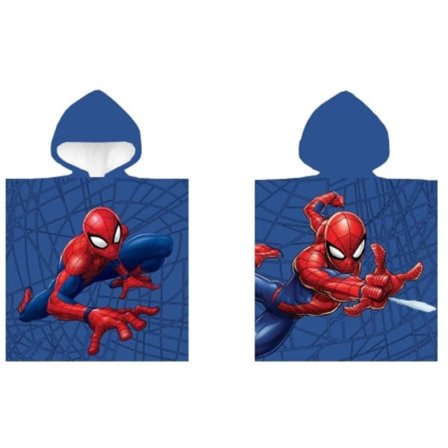 Spider-Man Strandhandduk Poncho 50x100 cm