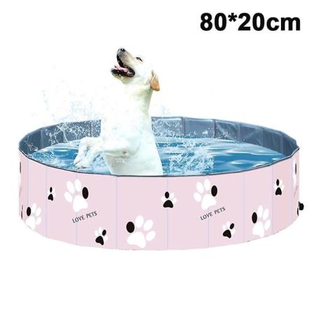 Lemmikkieläinten PVC-taitettava kylpyamme - 80*20cm