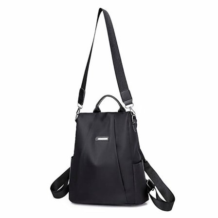 Stor Vattentät Ryggsäck Dam Skolväska Axelväska Stöldskyddsryggsäck Resväska GS