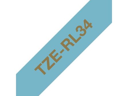 Brother TZe-RL34 - båndtape - sateng - 1 kassett(er) - Rull (1,2 cm x 4 m)