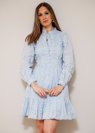 MISSMAYA - Marie Dress Blue Honey - XS