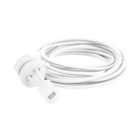 2GO Elastiskt Skosnöre Skor Dam Vit 130 CM