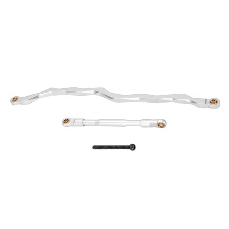 1/10 RC ohjauslinkit tanko alumiiniseos seurantatanko auto vetovarsi Axial RBX10Silverille