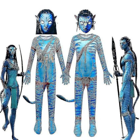 Avatar 2 The Way Of Water Neytiri Cosplay Anime Halloween kostymer för barn Zentai Fantasia Jumpsuits Utklädnad Karneval Kläder D_y