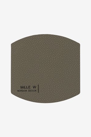 MiLLE W NORDISK DESIGN - Bordskåner Ellips 4-pak - Grå - Bar- & drinkstilbehør - Fra Homeroom