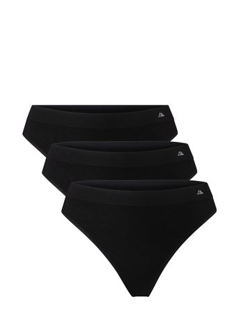 Women's Bamboo Thong 3-Pack Patterned Danish Endurance