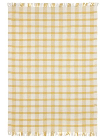 Haven Jaune Moutarde/Blanc Naturel Tapis