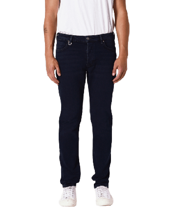 Neuw Lou Slim Wyatt Overdye Indigo Byxor Herr Blå w32l32