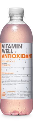Vitamin Well Antioxidant - Fersken Fersken/ 500 ml, Helse & Madvarer, Drikkevarer, Øvrige Drikkevarer
