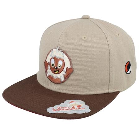 Unser Sandmännchen - Beige snapback Cappellino - Pittiplatsch patch Khaki/Brown Snapback @ Hatstore