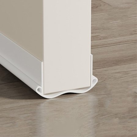 Lydisolering Dørtettningslist PVC Dørspor Gap Filler med selvklebende tape