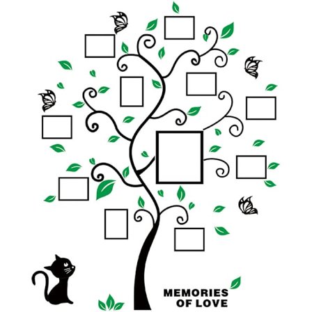 Bilde ramme, slektsforskning bilde ramme med flere hengende bilderammer, veggdekorasjon, borddekorasjon, gave til mamma