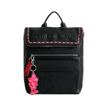 Desigual, Bag plain front pockets Zwart, Dames, Maat:ONE Size