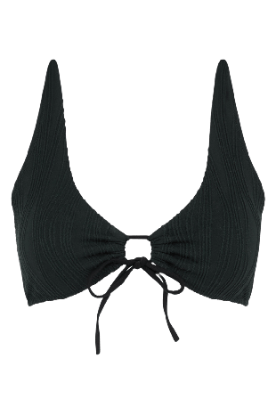 Chantelle Pulp Bikini Plunge Top Bikiniöverdelar Dam Svart XS/S