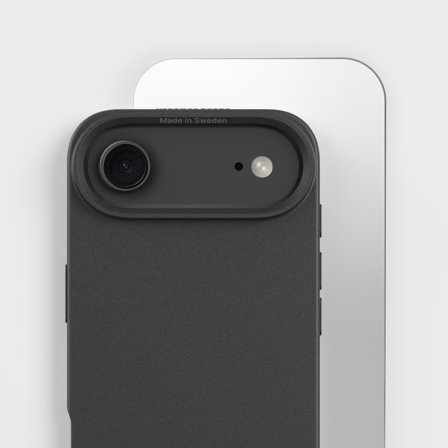 Eco-Friendly Phone Case Black Plant-Based Cover & Screen Protection, iPhone Air