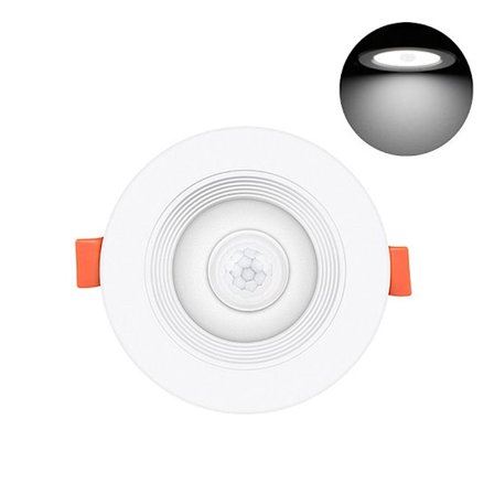 LED Taklys Downlight 5WCOLD HVIT KALD HVIT