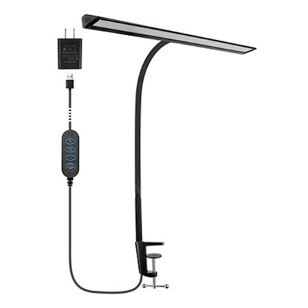 INF LED bordslampa med klämma 5 färglägen 5 ljusstyrkor