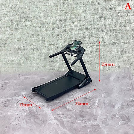 1:60 Skalmodell av Löpband för Dockhus Miniatyr Möbel Dockhus Löpband (FMY)