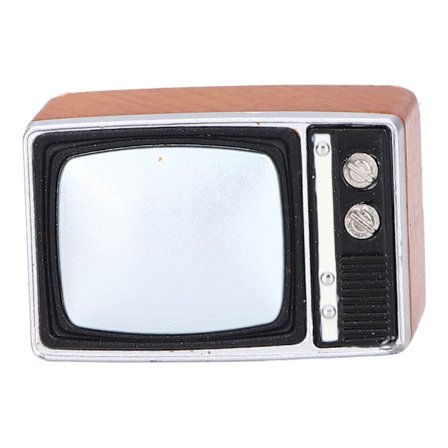 1 12 Dukkehus TV Model Retro Miniature Dukkehus Stue Fjernsyn Apparat Dekoration