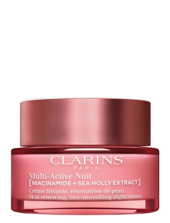 Clarins Multi-Acive Skin Renewing, Line-Smoothing Night Cream Dry Skin - Nude - 50 ml